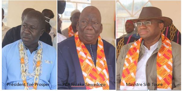 24/06/22  Les acteurs de la filière bétail organisent une Journée d'hommage et de remerciement au président Alassane Ouattara:  le PCA Issiaka  Sawadogo président du comité d'organisation
